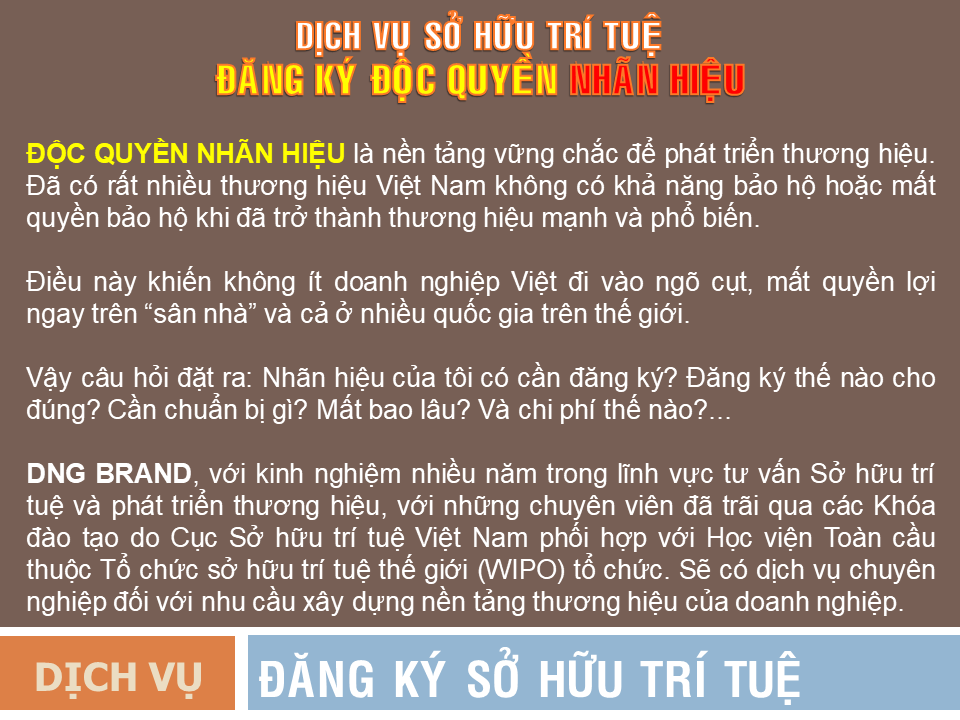 BẢO HỘ LOGO NHÃN HIỆU THƯƠNG HIỆU ĐỘC QUYỀN TẠI QUẢNG NAM
